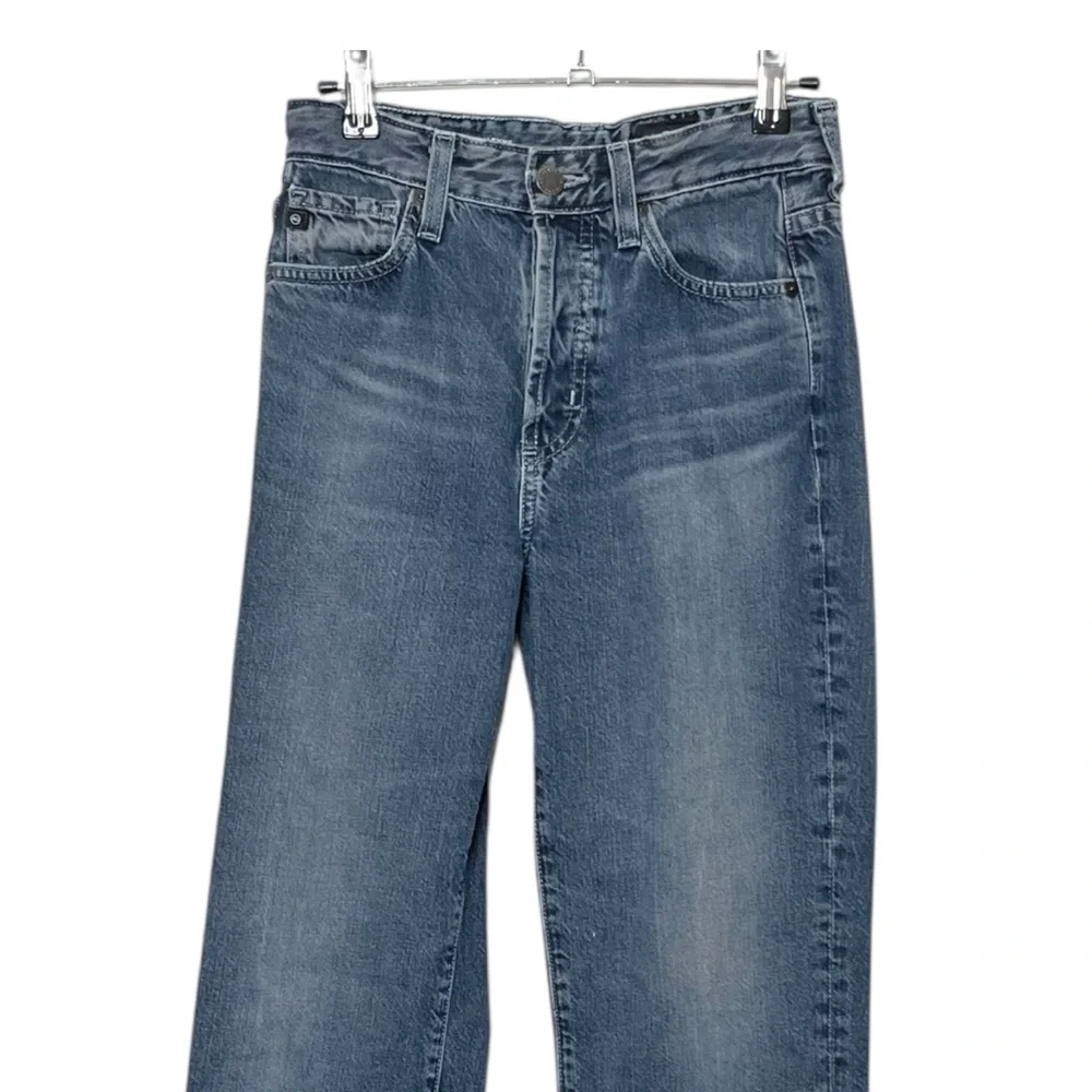Adriano Goldschmied AG Alexxis Jeans Women’s 25 Blue High Rise‎ Straight Vintage